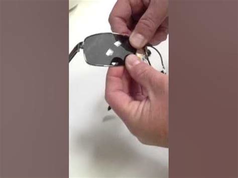 Changing the lenses in Prada SPR 54i Sunglasses 